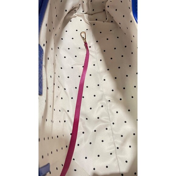 On 34th Leighton Tote Cobalt Glaze Shoulder Travel Bag Blue NWT - Picture 6 of 10